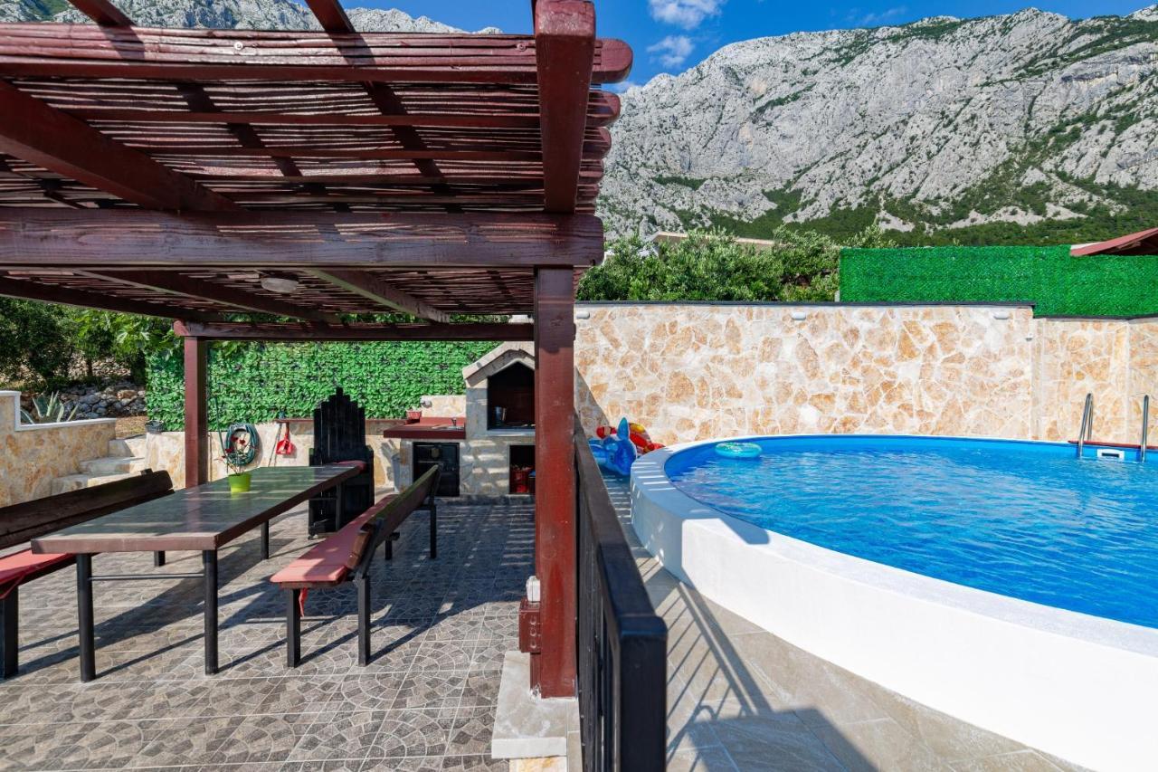 Navis Sea View Apartment With Pool Makarska Exteriör bild