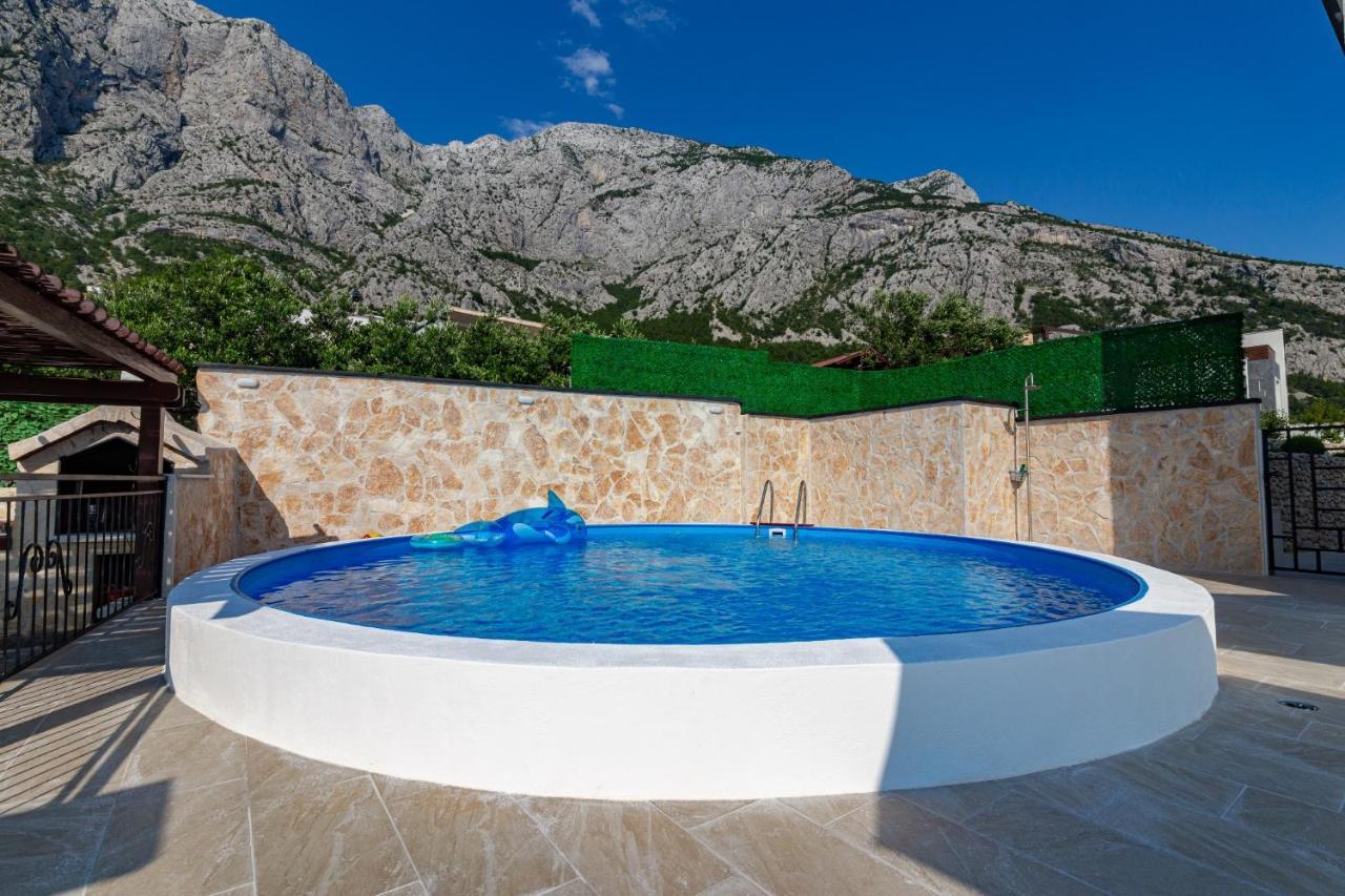 Navis Sea View Apartment With Pool Makarska Exteriör bild