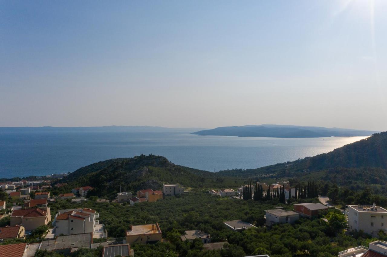 Navis Sea View Apartment With Pool Makarska Exteriör bild