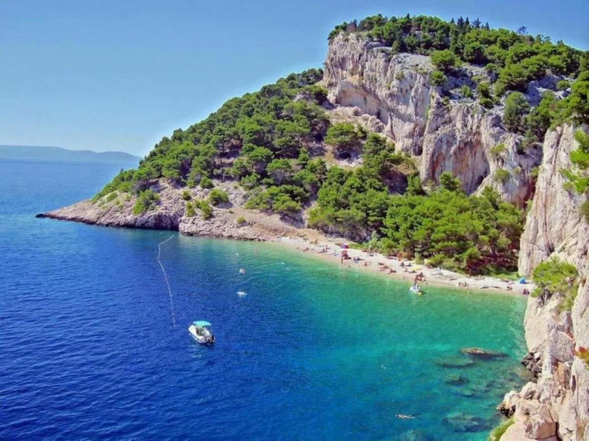 Navis Sea View Apartment With Pool Makarska Exteriör bild